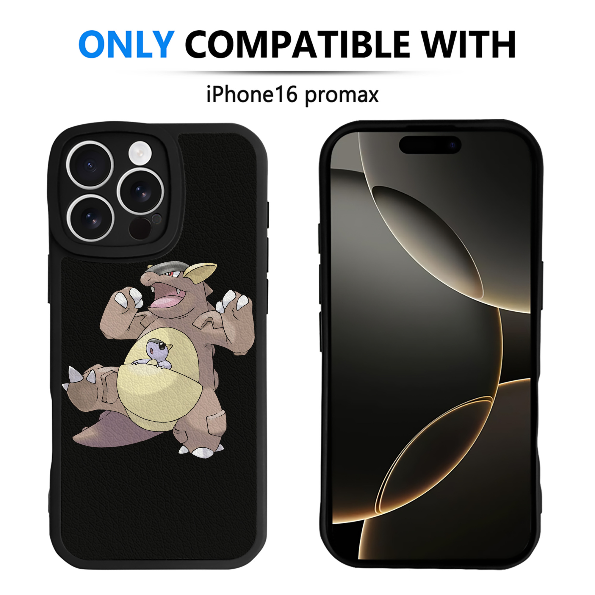 （画像用） ポケットモンスター Pokémon 【iPhone 16シリーズ対応】シリコンスマホケース（レザー調） 材質：シリコン